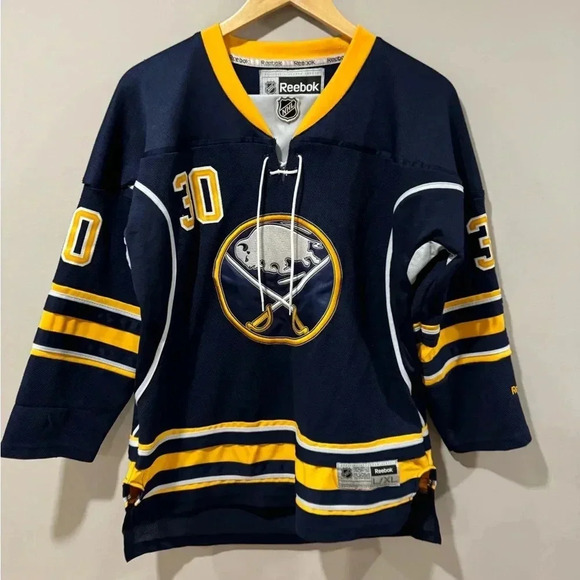 Ryan Miller Buffalo Sabres Vintage NHL Hockey Jersey - Picture 5 of 14